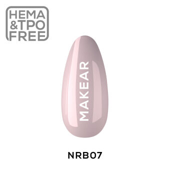 NRB07. Warm Beige - Nude Rubber Base - 8 ml