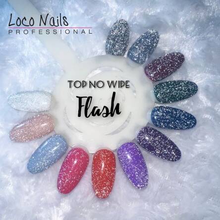 Hybryda FLASH Top No Wipe Loco Nails 5 ml