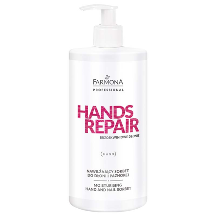 Farmona Hand Repair Brzoskwiniowy Nawilżający sorbet do dłoni 500ml