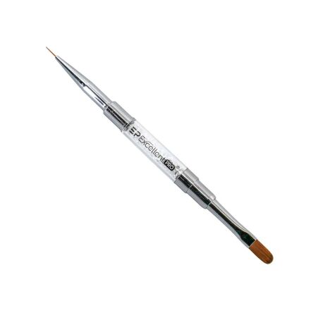 Pędzelek 2 w1 z cyrkoniami longbrush - EXCELLENT PRO