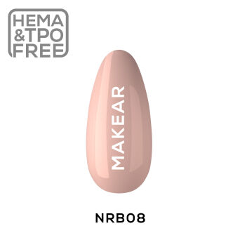 NRB08. Dark Beige - Nude Rubber Base - 8 ml