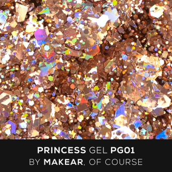 PG01 Princess Gel - Gold - MAKEAR 5ml