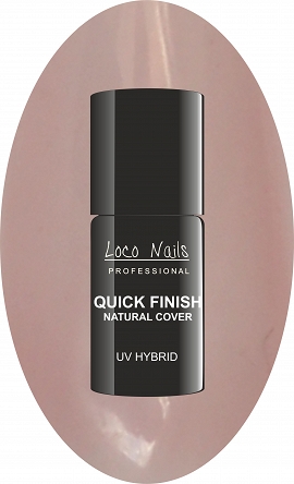 Hybryda QUICK FINISH Natural Cover LOCO NAILS 5 ml